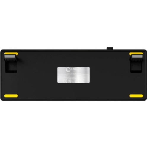 Клавиатура Lorgar KBP70MW Pro RGB Wireless/Bluetooth/USB UA Black/yellow (LRG-KBP70MW-YL-US)