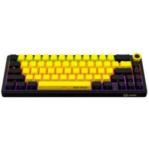 Клавіатура Lorgar KBP70MW Pro RGB Wireless/Bluetooth/USB UA Black/yellow (LRG-KBP70MW-YL-US)