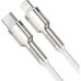 Дата кабель USB-C to Lightning 1.0m Cafule Metal PD 20W white Baseus (CATLJK-A02)
