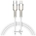 Дата кабель USB-C to Lightning 1.0m Cafule Metal PD 20W white Baseus (CATLJK-A02)