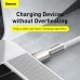 Дата кабель USB-C to USB-C 2.0 mCafule Metal PD 100W white Baseus (CATJK-D02)