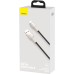 Дата кабель USB 2.0 AM to USB-C 1.0m Cafule Metal 66W black Baseus (CAKF000101)