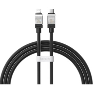 Дата кабель USB-C to Lightning 1.0m CoolPlay Fast Charging 20W black Baseus (CAKW000001)