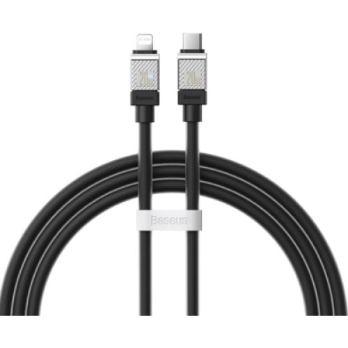 Дата кабель USB-C to Lightning 1.0m CoolPlay Fast Charging 20W black Baseus (CAKW000001)