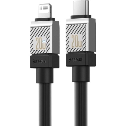 Дата кабель USB-C to Lightning 2.0m CoolPlay Fast Charging 20W black Baseus (CAKW000101)
