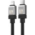 Дата кабель USB-C to Lightning 2.0m CoolPlay Fast Charging 20W black Baseus (CAKW000101)