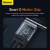 Дата кабель USB-C to USB-C 1.0m CoolPlay Fast Charging 100W blue Baseus (CAKW000203)