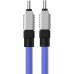 Дата кабель USB-C to USB-C 1.0m CoolPlay Fast Charging 100W blue Baseus (CAKW000203)