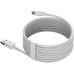 Дата кабель USB 2.0 AM to USB-C Simple WisdomKit (2PCS) 1.5m 5A white Baseus (TZCATZJ-02)