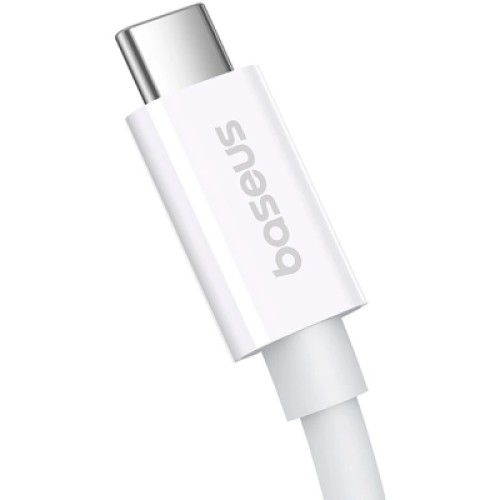 Дата кабель USB-C to USB-C 1.8m Superior USB4 Fast Charging 240W moon white Baseus (P10365200211-05)
