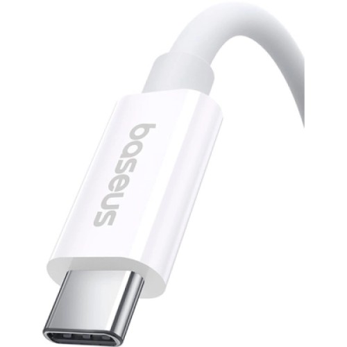 Дата кабель USB-C to USB-C 1.8m Superior USB4 Fast Charging 240W moon white Baseus (P10365200211-05)