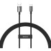 Дата кабель USB 2.0 AM to USB-C 1.0m Superior Fast Charging 60W black Baseus (CAYS000901)