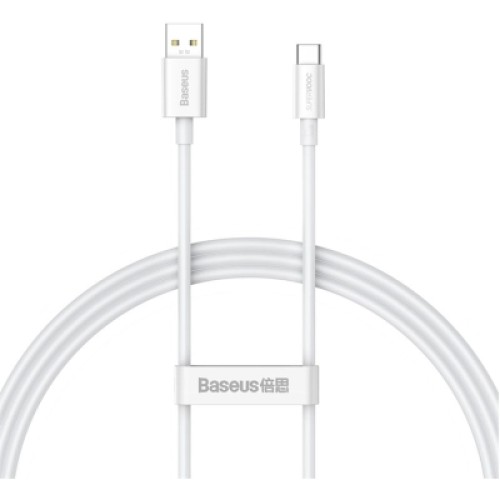 Дата кабель USB 2.0 AM to USB-C 1.0m Superior Fast Charging 60W white Baseus (CAYS000902)