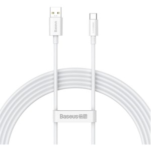 Дата кабель USB 2.0 AM to USB-C 2.0m Superior Fast Charging 60W white Baseus (CAYS001002)