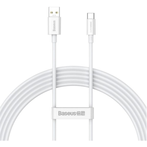 Дата кабель USB 2.0 AM to USB-C 2.0m Superior Fast Charging 60W white Baseus (CAYS001002)