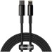 Дата кабель USB-C to Lightning 2.0m Tungsten Gold Fast Charging, PD 20W black Baseus (CATLWJ-A01)