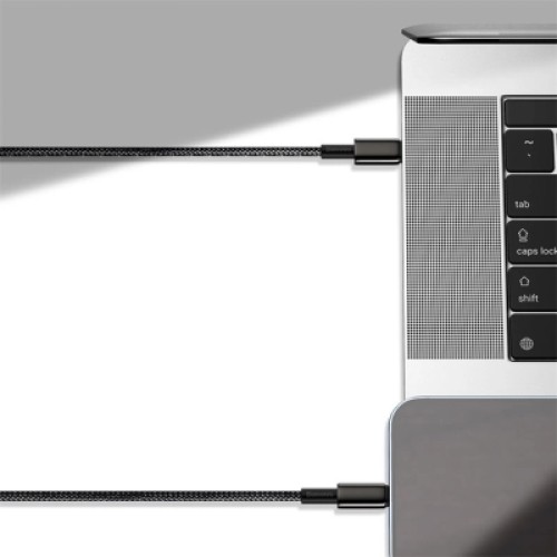 Дата кабель USB-C to Lightning 2.0m Tungsten Gold Fast Charging, PD 20W black Baseus (CATLWJ-A01)