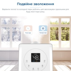 Зволожувач повітря Levoit LV600S Smart Hybrid Ultrasonic Humidifier (HEAPHULVSEU0042)