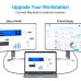 Кабель мультимедийный USB-C to HDMI Cotton Braided Aluminum 1.0m black Vention (CRBBF)
