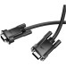 Кабель мультимедийный VGA to VGA 2.0m US11 HD Black HOCO (6942007628211)