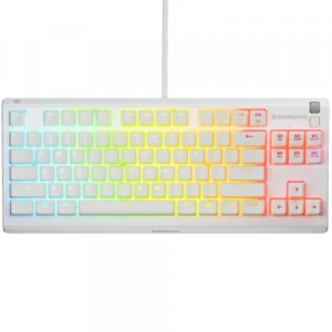 Клавиатура SteelSeries Apex 3 TKL USB UA White (64819)