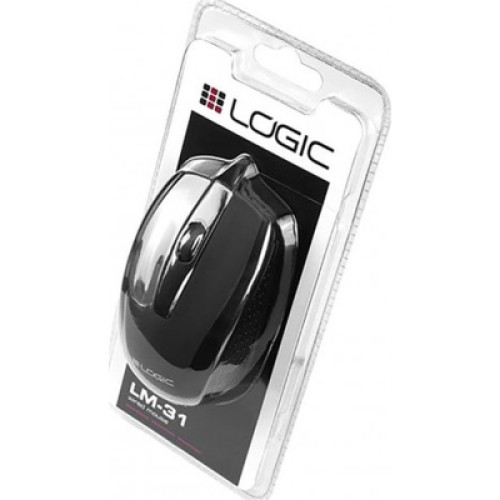 Мышка Logic concept LM-31Black (M-LC-LM31W-BK)