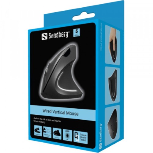 Мышка Sandberg Vertical Mouse Pro USB Black (630-14)