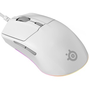 Мышка SteelSeries Rival 3 Gen 2 RGB White (62516)