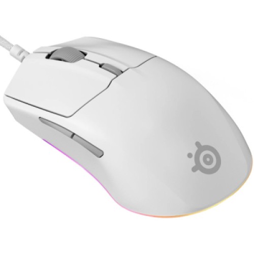 Мышка SteelSeries Rival 3 Gen 2 RGB White (62516)