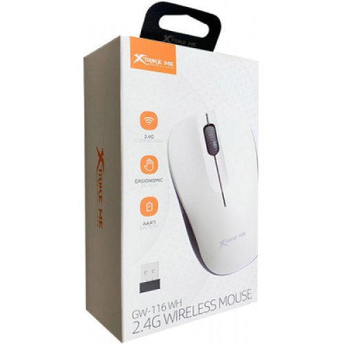 Мышка Xtrike ME GW-116 Wireless White (GW-116WH)