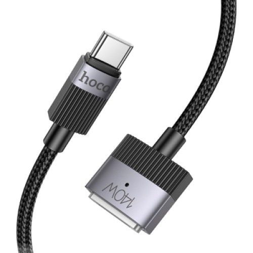 Кабель питания USB-C to Mag3 1.0m Magnetic U141 black HOCO (6942007642088)