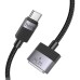 Кабель питания USB-C to Mag3 1.0m Magnetic U141 black HOCO (6942007642088)