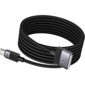Кабель живлення USB-C to Mag3 1.0m Magnetic U141 black HOCO (6942007642088)