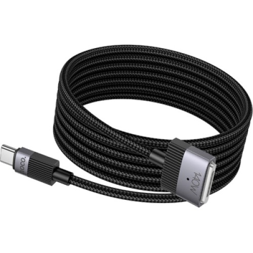 Кабель питания USB-C to Mag3 1.0m Magnetic U141 black HOCO (6942007642088)