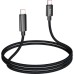 Дата кабель USB-C to USB-C 1.0m Benefit with display 100W U141 black HOCO (6942007611930)
