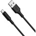 Дата кабель USB 2.0 AM to Micro 5P 1.0m 2A PVC X25 black HOCO (6957531080121)