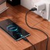 Дата кабель USB-C to USB-C 1.0m Cool silicone X90 black HOCO (6931474788443)