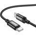 Дата кабель USB-C to USB-C 3.0m Radiance 60W X91 black HOCO (6931474788733)