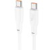 Дата кабель USB-C to USB-C 1.0m 100W TPE X93 white HOCO (6931474790712)