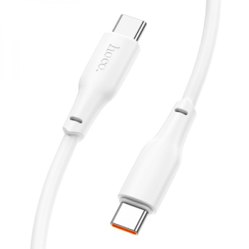 Дата кабель USB-C to USB-C 1.0m 100W TPE X93 white HOCO (6931474790712)