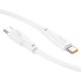Дата кабель USB-C to USB-C 1.0m 240W TPE X93 white HOCO (6931474790736)