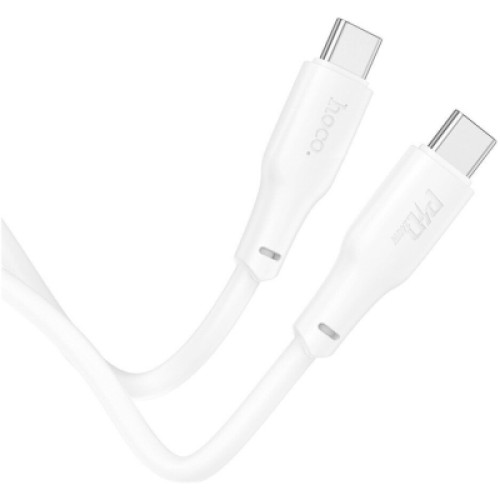 Дата кабель USB-C to USB-C 1.0m 240W TPE X93 white HOCO (6931474790736)