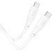 Дата кабель USB-C to USB-C 1.0m 240W TPE X93 white HOCO (6931474790736)