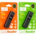 Считыватель флеш-карт HOCO USB3.0 to microSD, microSDHC, microSDXC, SD, SDHC, SDXC, HB20 Black (6931474735218)