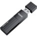 Считыватель флеш-карт HOCO USB3.0 to microSD, microSDHC, microSDXC, SD, SDHC, SDXC, HB20 Black (6931474735218)