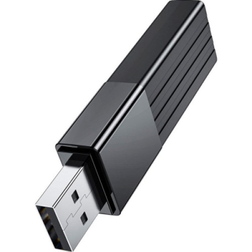 Считыватель флеш-карт HOCO USB3.0 to microSD, microSDHC, microSDXC, SD, SDHC, SDXC, HB20 Black (6931474735218)