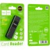 Считыватель флеш-карт HOCO USB3.0 to microSD, microSDHC, microSDXC, SD, SDHC, SDXC, HB20 Black (6931474735218)