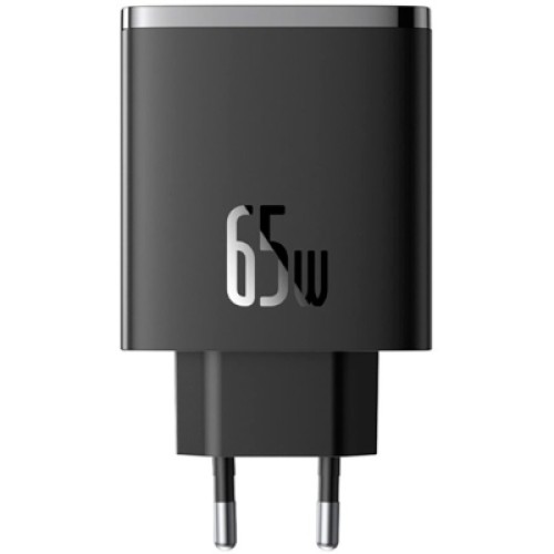 Зарядное устройство Baseus Cube Pro Fast Charger 2C+U 65W black (P10152301113-00)