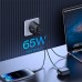 Зарядное устройство Baseus Cube Pro Fast Charger 2C+U 65W black (P10152301113-00)