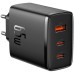 Зарядное устройство Baseus Cube Pro Fast Charger 2C+U 65W black (P10152301113-00)